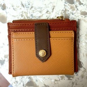 Steve Madden brown card holder